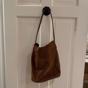 J Crew Berkeley Bucket Bag in Suede